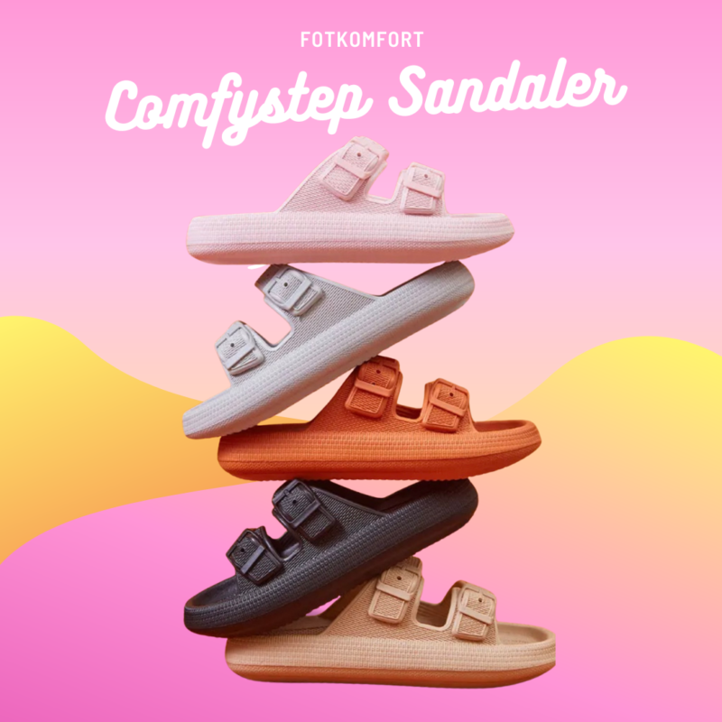 Ergonomic ComfyStep Sandals with adjustable straps and shock-absorbing soles