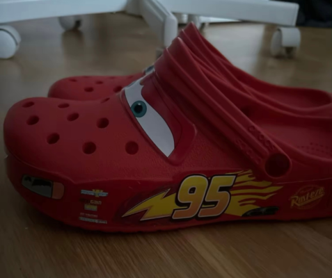 Lightning mcqueen crocs for kids and adults